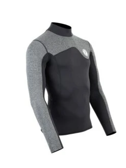 Two Bare Feet Mens Aspect Back Zip 2.5mm Wetsuit Jacket (Black/Grey) -Diving Adventure mens aspect back zip jacket black delta 8 5