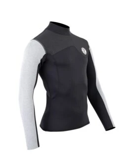 Two Bare Feet Mens Aspect Back Zip 2.5mm Wetsuit Jacket (Black/Grey/Grey) -Diving Adventure mens aspect back zip jacket black grey grey 8