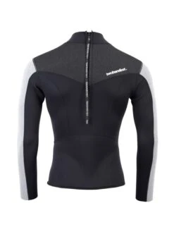 Two Bare Feet Mens Aspect Back Zip 2.5mm Wetsuit Jacket & Shorts Set (Black/Grey/Grey) -Diving Adventure mens aspect back zip jacket black grey grey vista shorts 6 1