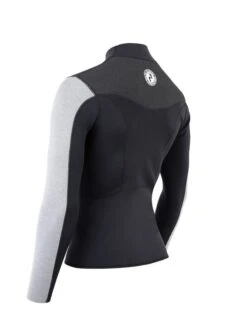 Two Bare Feet Mens Aspect Fleece Lined Zipless Thermal 2.5mm Superstretch Wetsuit Top (Black/Grey/Grey) 12 Two Bare Feet Mens Aspect Fleece Lined Zipless Thermal 2.5mm Superstretch Wetsuit Top (Black/Grey/Grey) -Diving Adventure mens aspect fleece lined thermal top black grey grey 4
