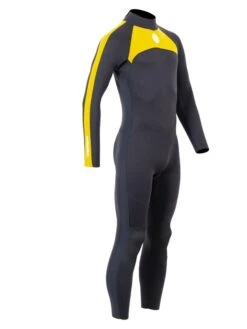 Two Bare Feet Flare 2.5mm Mens Superstretch Full Length Wetsuit (Yellow) -Diving Adventure mens flare full yellow 8