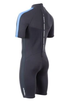Two Bare Feet Flare 2.5mm Mens Superstretch Shorty Wetsuit (Blue) 12 Two Bare Feet Flare 2.5mm Mens Superstretch Shorty Wetsuit (Blue) -Diving Adventure mens flare shorty blue 4