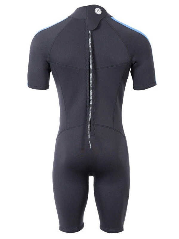 Two Bare Feet Flare 2.5mm Mens Superstretch Shorty Wetsuit (Blue) 5 Two Bare Feet Flare 2.5mm Mens Superstretch Shorty Wetsuit (Blue) - Image 5
