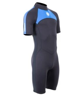 Two Bare Feet Flare 2.5mm Mens Superstretch Shorty Wetsuit (Blue) 16 Two Bare Feet Flare 2.5mm Mens Superstretch Shorty Wetsuit (Blue) -Diving Adventure mens flare shorty blue 8