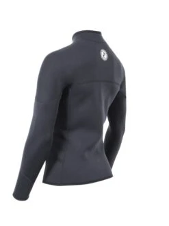 Two Bare Feet Mens Heritage 3mm Half Zip Long Sleeve Wetsuit Jacket (Black) -Diving Adventure mens heritage half zip 4