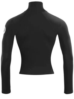 Two Bare Feet Adults Long Sleeve Rash Vest (Black) -Diving Adventure mens long sleeve black 5