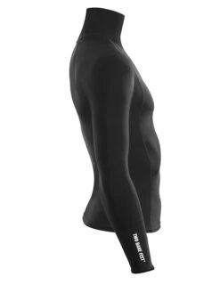 Two Bare Feet Adults Long Sleeve Rash Vest (Black) -Diving Adventure mens long sleeve black 7