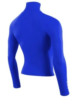 Two Bare Feet Adults Long Sleeve Rash Vest (Blue) -Diving Adventure mens long sleeve blue 6