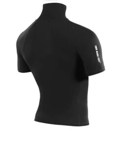 Two Bare Feet Adults Short Sleeve Rash Vest (Black) -Diving Adventure mens short sleeve black 6