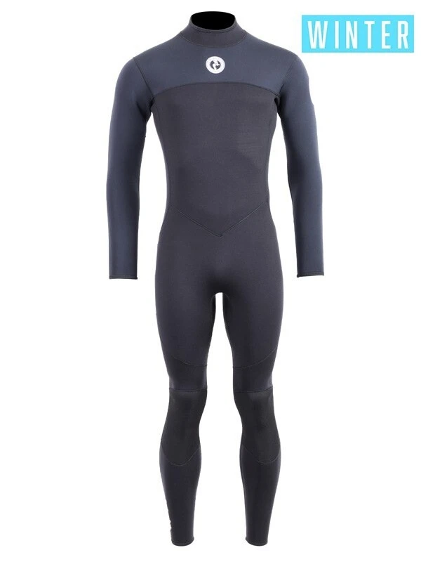 Two Bare Feet Thunderclap 4/3mm Mens Winter Wetsuit (Black) 1 Two Bare Feet Thunderclap 4/3mm Mens Winter Wetsuit (Black)