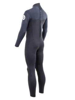Two Bare Feet Thunderclap 5/4mm Mens Winter Wetsuit (Black) -Diving Adventure mens thunderclap 4.3 black 4 2