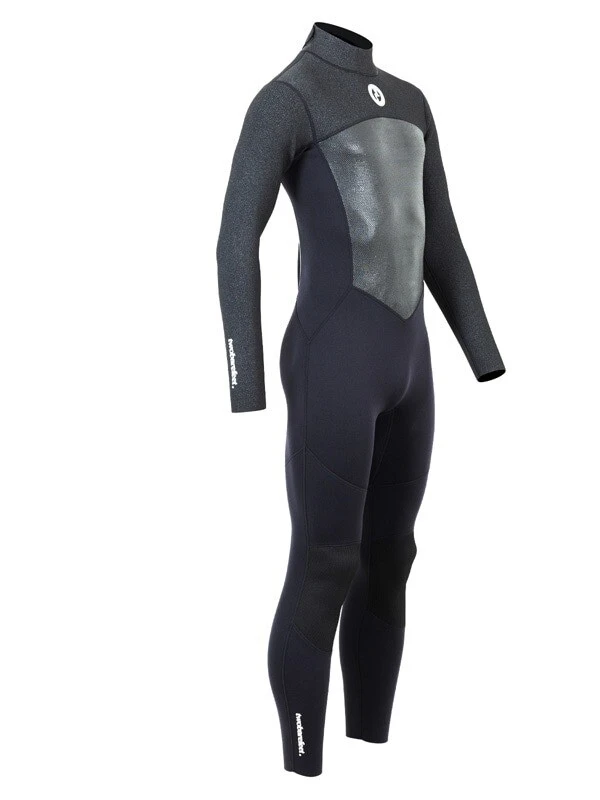 Two Bare Feet Thunderclap Pro 3/2mm Mens Wetsuit (Black/Dark Grey) 8 Two Bare Feet Thunderclap Pro 3/2mm Mens Wetsuit (Black/Dark Grey) - Image 8