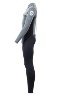 Two Bare Feet Thunderclap Pro 4/3mm Mens Wetsuit (Black/Delta Grey) -Diving Adventure mens thunderclap pro 4.3 grey 3