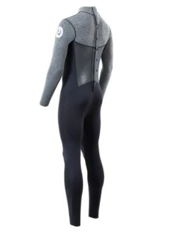 Two Bare Feet Thunderclap Pro 4/3mm Mens Wetsuit (Black/Delta Grey) -Diving Adventure mens thunderclap pro 4.3 grey 4