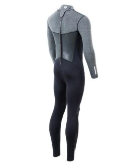 Two Bare Feet Thunderclap Pro 5/4mm Mens Winter Wetsuit (Black / Delta Grey) -Diving Adventure mens thunderclap pro 4.3 grey 6 1