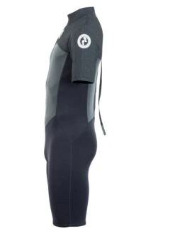 Two Bare Feet Thunderclap Pro 3/2mm Mens Shorty Wetsuit (Black/Dark Grey) -Diving Adventure mens thunderclap pro shorty dark grey 3