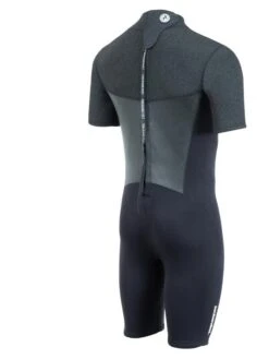 Two Bare Feet Thunderclap Pro 3/2mm Mens Shorty Wetsuit (Black/Dark Grey) -Diving Adventure mens thunderclap pro shorty dark grey 6