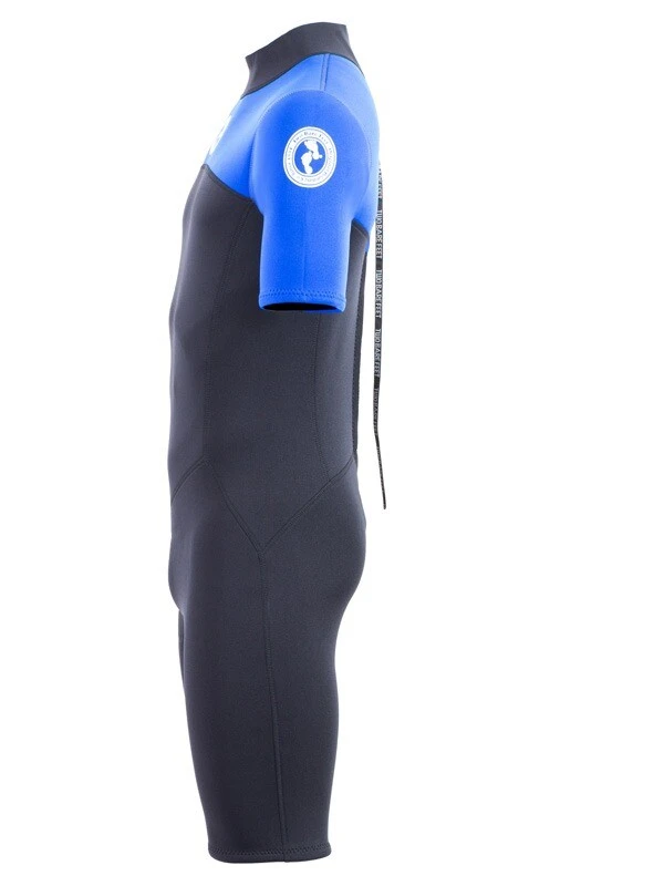 Two Bare Feet Thunderclap 2.5mm Mens Shorty Wetsuit (Blue / Black) 3 Two Bare Feet Thunderclap 2.5mm Mens Shorty Wetsuit (Blue / Black) - Image 3