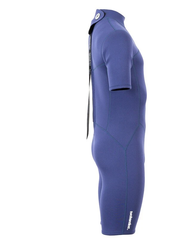 Two Bare Feet Thunderclap 2.5mm Mens Shorty Wetsuit (Navy) 7 Two Bare Feet Thunderclap 2.5mm Mens Shorty Wetsuit (Navy) - Image 7