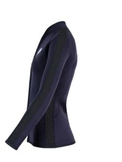 Two Bare Feet Womens Silicone Print Series Full Zip 2.5mm Wetsuit Jacket (Black) -Diving Adventure silicone series jacket black 3