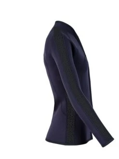 Two Bare Feet Womens Silicone Print Series Full Zip 2.5mm Wetsuit Jacket (Black) -Diving Adventure silicone series jacket black 7