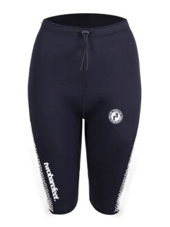 Two Bare Feet Womens Silicone Print Series 2.5mm Wetsuit Jacket & Shorts Set (Black/White) -Diving Adventure silicone series white 1 7