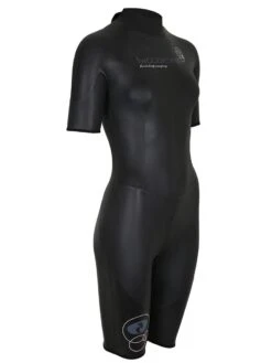 Two Bare Feet T3 Shorty Womens Triathlon Wetsuit (Black / Pink) -Diving Adventure t3 shorty womens black.pink 8