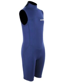 Two Bare Feet Thunderclap 2.5mm Junior Sleeveless Shorty Wetsuit (Navy) -Diving Adventure thunderclap junior sleeveless shorty navy 8