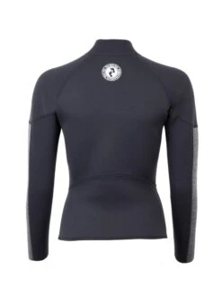 Two Bare Feet Unisex Perspective Half Zip 2.5mm Wetsuit Jacket & Pants Set (Black/Grey) -Diving Adventure u7nm9k r