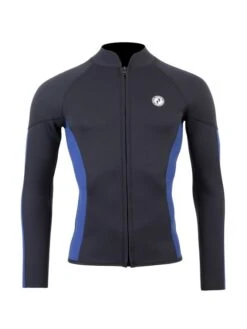 Two Bare Feet Perspective Full Zip 2.5mm Wetsuit Jacket & Pants Set (Black/Blue) -Diving Adventure ues6l5 5