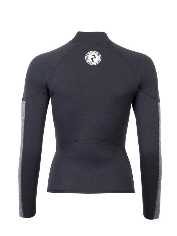 Two Bare Feet Unisex Perspective Full Zip 2.5mm Wetsuit Jacket & Hotpants Set (Black/Grey) 6 Two Bare Feet Unisex Perspective Full Zip 2.5mm Wetsuit Jacket & Hotpants Set (Black/Grey) - Image 6