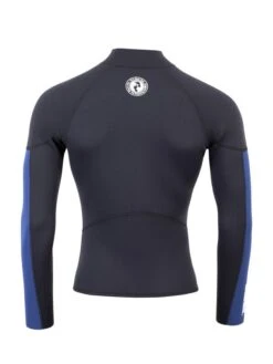 Two Bare Feet Perspective Full Zip 2.5mm Wetsuit Jacket (Black/Blue) -Diving Adventure unisex perspective full zip jacket black blue denim 5