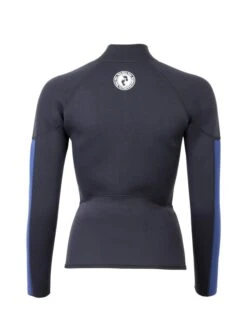 Two Bare Feet Unisex Perspective Full Zip 2.5mm Wetsuit Jacket (Black/Blue) -Diving Adventure unisex perspective full zip jacket black blue denim 5 5