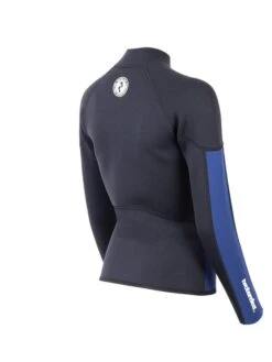 Two Bare Feet Unisex Perspective Full Zip 2.5mm Wetsuit Jacket (Black/Blue) -Diving Adventure unisex perspective full zip jacket black blue denim 6 5