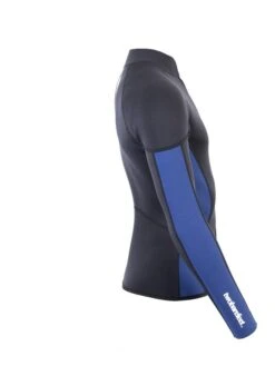 Two Bare Feet Perspective Full Zip 2.5mm Wetsuit Jacket (Black/Blue) -Diving Adventure unisex perspective full zip jacket black blue denim 7