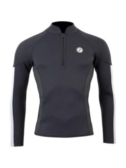 Two Bare Feet Perspective Half Zip 2.5mm Wetsuit Jacket & Pants Set (Black/Grey/Grey) -Diving Adventure unisex perspective halfzip jacket black grey grey vista pants 5