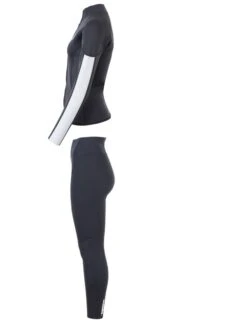 Two Bare Feet Unisex Perspective Full Zip 2.5mm Wetsuit Jacket & Pants Set (Black/Grey/Grey) -Diving Adventure ur1c7a q 2