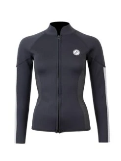 Two Bare Feet Unisex Perspective Full Zip 2.5mm Wetsuit Jacket & Pants Set (Black/Grey/Grey) -Diving Adventure ur1c7a r 2