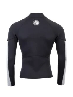 Two Bare Feet Perspective Full Zip 2.5mm Wetsuit Jacket & Shorts Set (Black/Grey/Grey) -Diving Adventure utin8f y