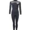 Two Bare Feet Womens Aspect Fleece Lined Zipless Thermal 2.5mm Superstretch Wetsuit Top & Pants Set (Black/Grey)