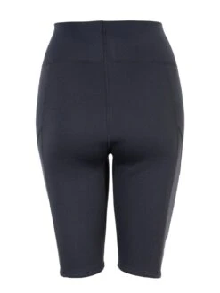 Two Bare Feet Womens Aspect Fleece Lined Zipless Thermal 2.5mm Superstretch Wetsuit Top & Shorts Set (Black/Grey Stripes) -Diving Adventure wcwsxh x