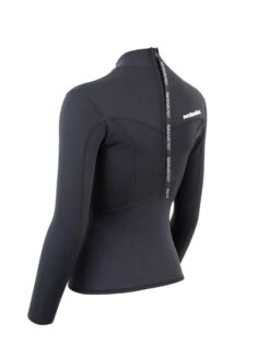 Two Bare Feet Womens Aspect Back Zip 2.5mm Wetsuit Jacket (Black) -Diving Adventure womens aspect back zip jacket black 4
