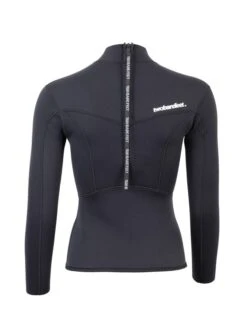 Two Bare Feet Womens Aspect Back Zip 2.5mm Wetsuit Jacket (Black) -Diving Adventure womens aspect back zip jacket black 5