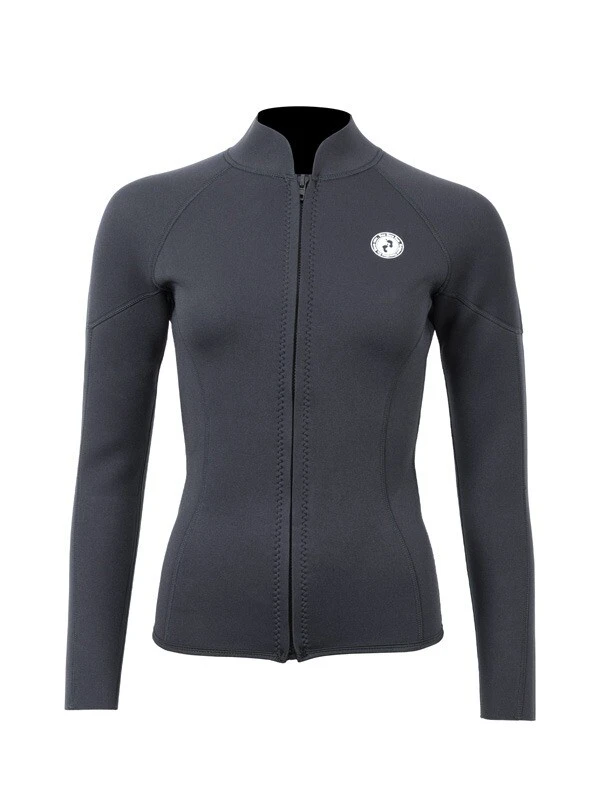 Two Bare Feet Unisex Perspective Full Zip 2.5mm Wetsuit Jacket & Hotpants Set (Black) 5 Two Bare Feet Unisex Perspective Full Zip 2.5mm Wetsuit Jacket & Hotpants Set (Black) - Image 5