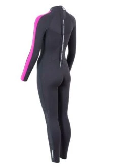 Two Bare Feet Flare 2.5mm Womens Superstretch Full Length Wetsuit (Raspberry) -Diving Adventure womens flare full raspberry 4