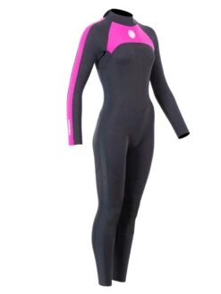 Two Bare Feet Flare 2.5mm Womens Superstretch Full Length Wetsuit (Raspberry) -Diving Adventure womens flare full raspberry 8