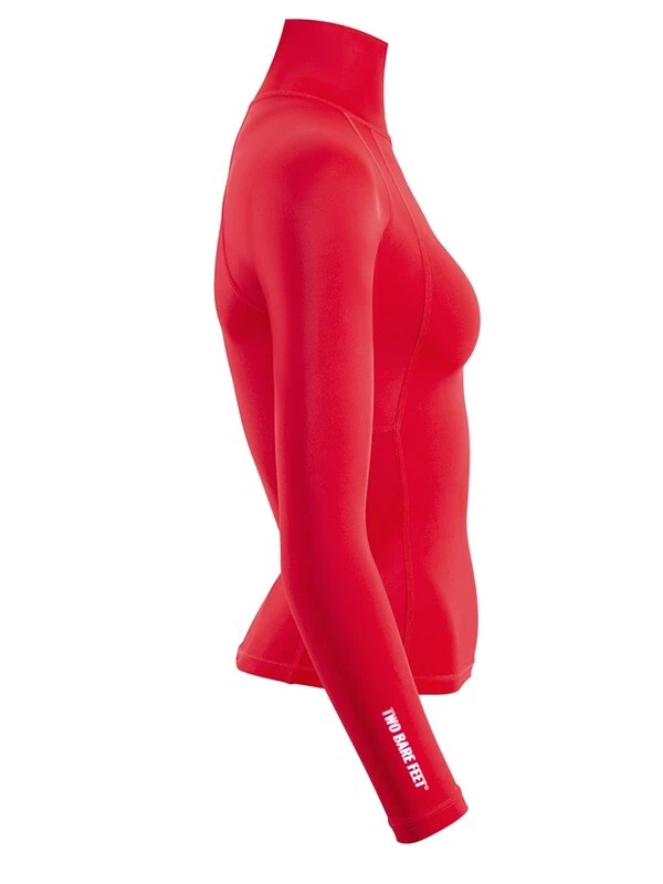 Two Bare Feet Unisex Long Sleeve Rash Vest (Red) 7 Two Bare Feet Unisex Long Sleeve Rash Vest (Red) - Image 7