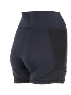 Two Bare Feet Womens Vista 2.5mm Neoprene Wetsuit Overlaid Hotpants (Black) 13 Two Bare Feet Womens Vista 2.5mm Neoprene Wetsuit Overlaid Hotpants (Black) -Diving Adventure womens overlaid neoprene hotpants black 6
