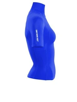 Two Bare Feet Unisex Short Sleeve Rash Vest (Blue) 14 Two Bare Feet Unisex Short Sleeve Rash Vest (Blue) -Diving Adventure womens short sleeve blue 7