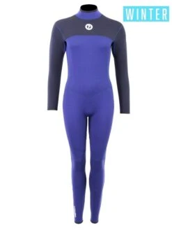 Two Bare Feet Thunderclap 4/3mm Womens Winter Wetsuit (Navy)